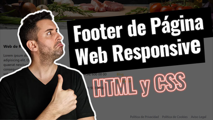 Cómo hacer Footer de Página Web de Restaurante (HTML y CSS)